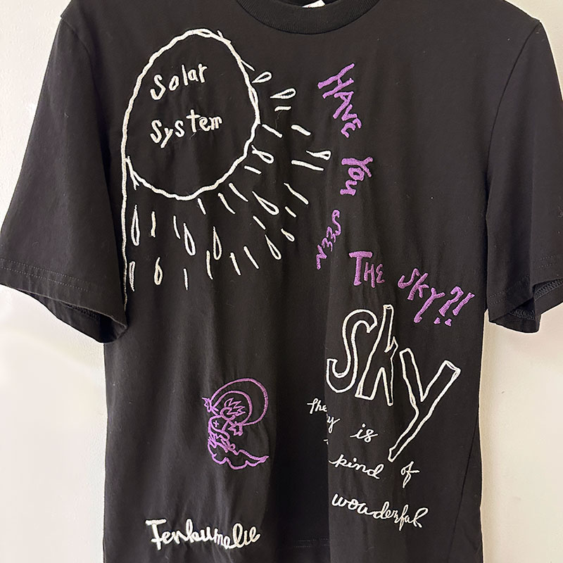 Y2K TIGRE BROCANTE ティグルブロカンテ　雲柄 34 TIGRE BROCANTE/天空丸】REMAKE EURO LINEN SHEETS MIX TAGOSAKU