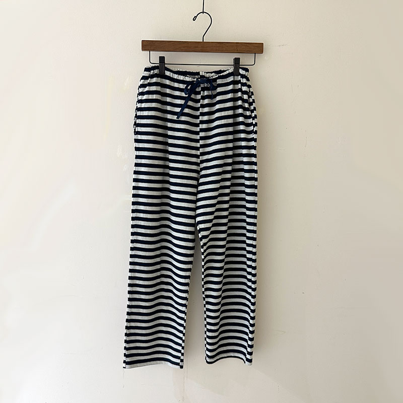 ティグルブロカンテ Indigoボーダー天竺 クルタパンツ