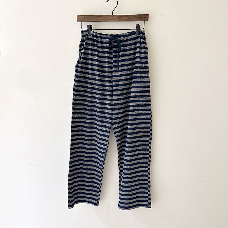 ティグルブロカンテ Indigoボーダー天竺 クルタパンツ