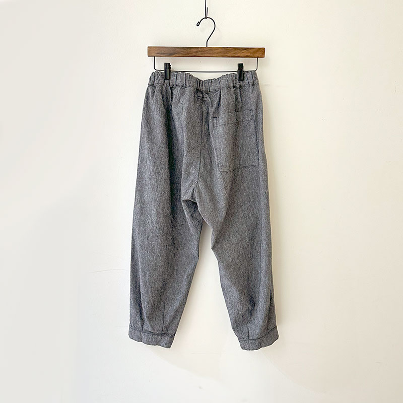 ティグルブロカンテ　　40リネン　黒　サムライパンツ ティグルブロカンテ 40リネン タゴサクパンツ unisex | TIGRE
