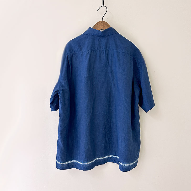 ティグルブロカンテ Thin line絞り ベニスビーチS/S シャツ unisex AI