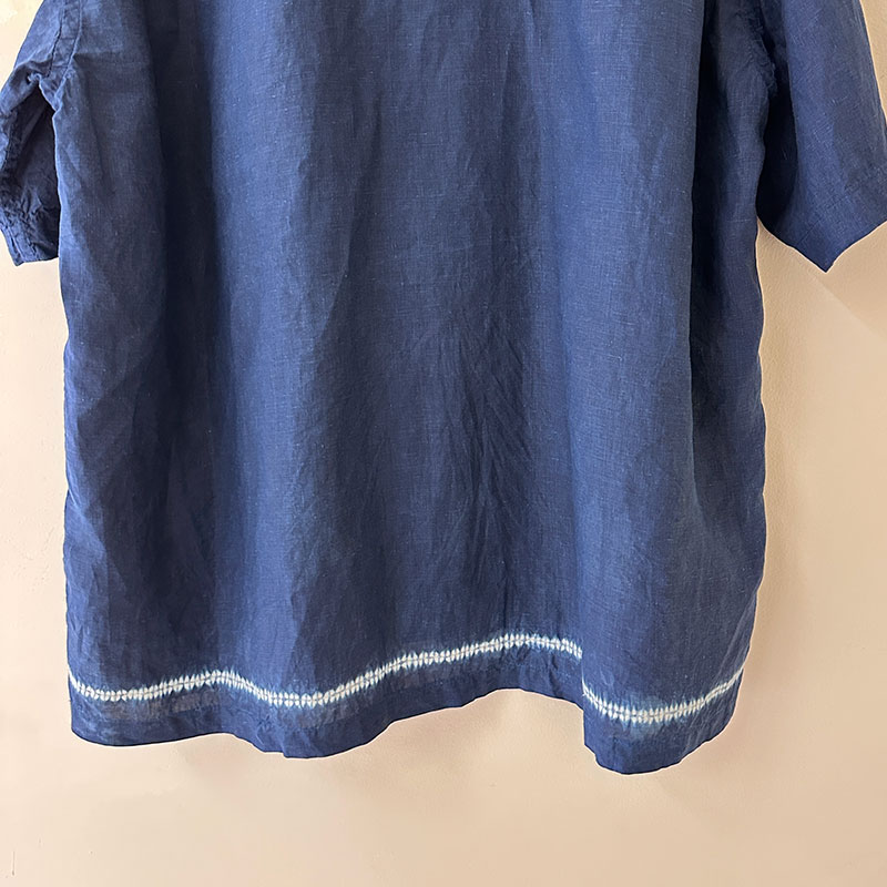 ティグルブロカンテ Thin line絞り ベニスビーチS/S シャツ unisex AI