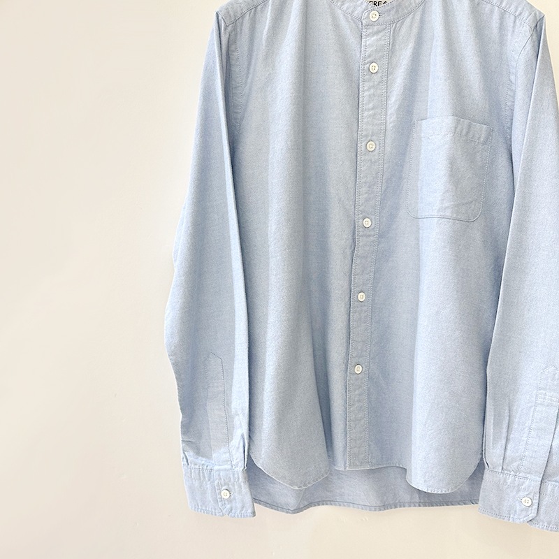 ティグルブロカンテオリジナルオックス スタンドカラーシャツ