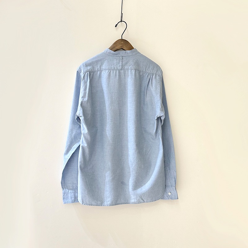 ティグルブロカンテオリジナルオックス スタンドカラーシャツ