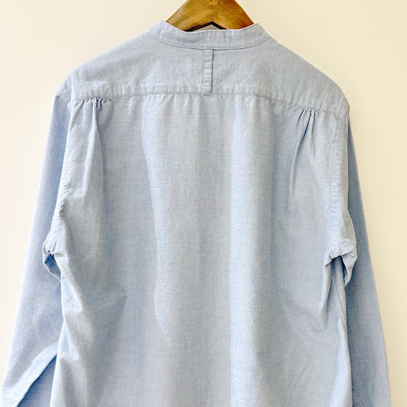 ティグルブロカンテオリジナルオックス スタンドカラーシャツ