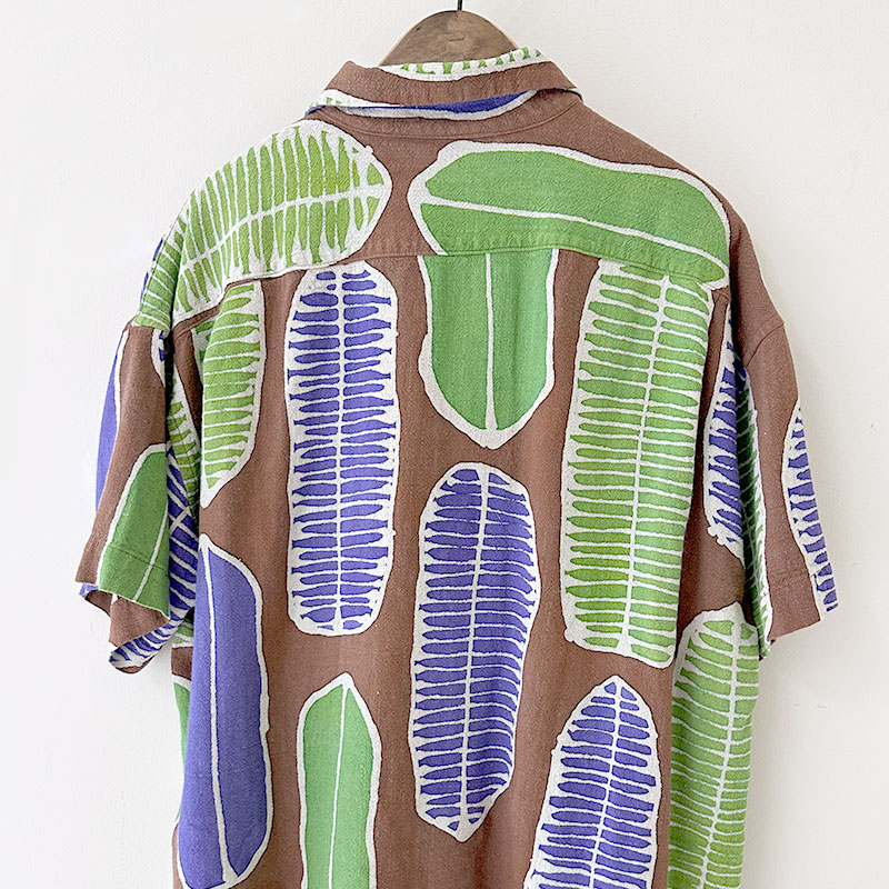 ティグルブロカンテ 南国の葉Batik ベニスビーチS/Sシャツ unisex