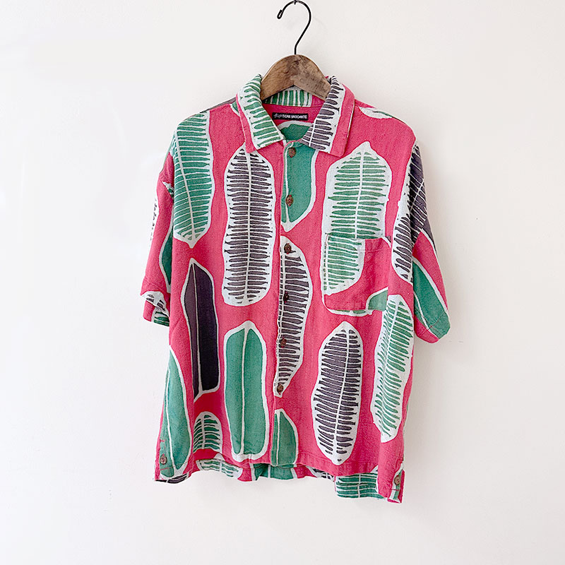 ティグルブロカンテ 南国の葉Batik ベニスビーチS/Sシャツ unisex