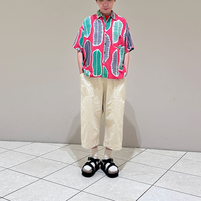 ティグルブロカンテ 南国の葉Batik ベニスビーチS/Sシャツ unisex