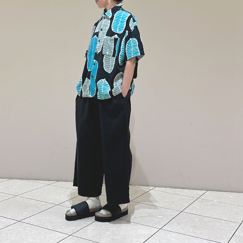 ティグルブロカンテ 南国の葉Batik ベニスビーチS/Sシャツ unisex