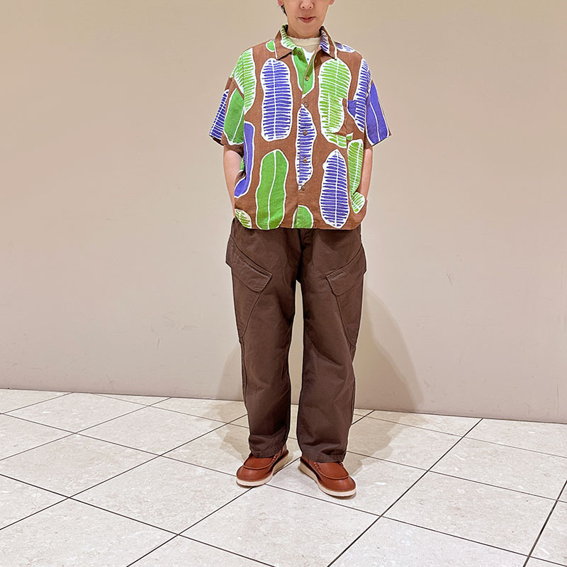 ティグルブロカンテ 南国の葉Batik ベニスビーチS/Sシャツ unisex