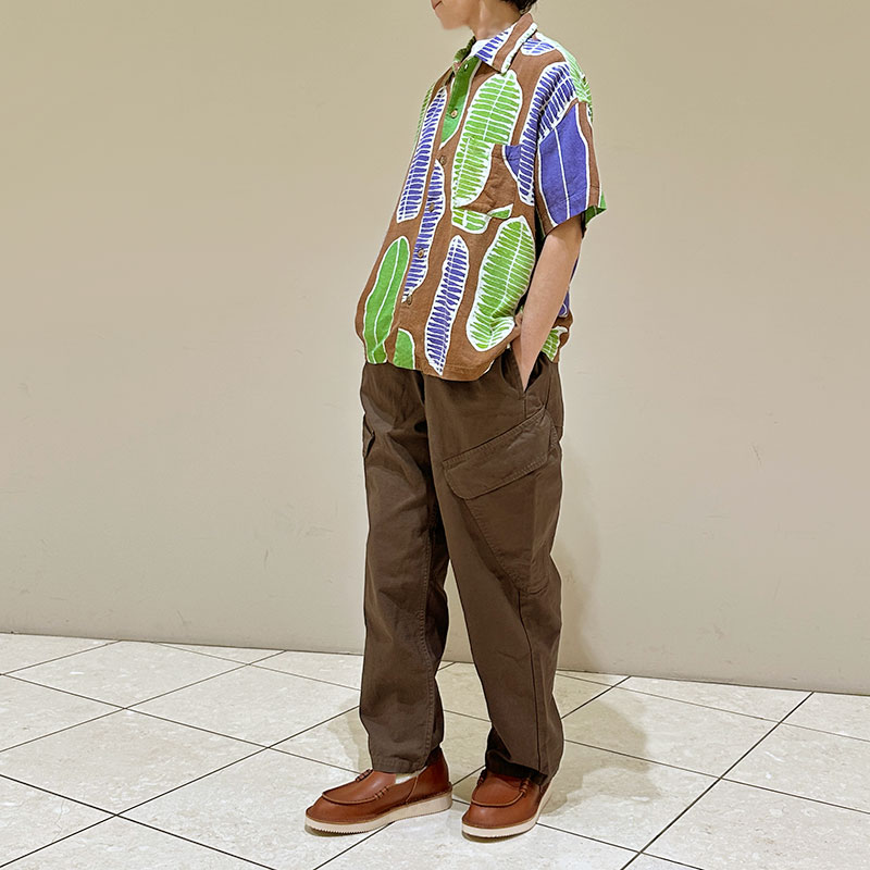 ティグルブロカンテ 南国の葉Batik ベニスビーチS/Sシャツ unisex