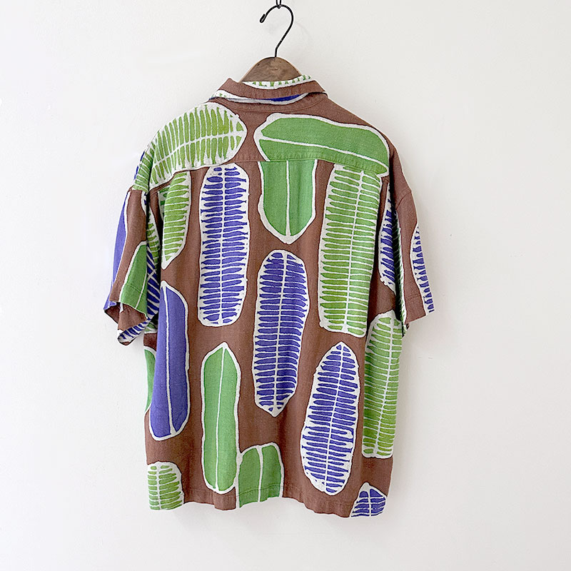 ティグルブロカンテ 南国の葉Batik ベニスビーチS/Sシャツ unisex
