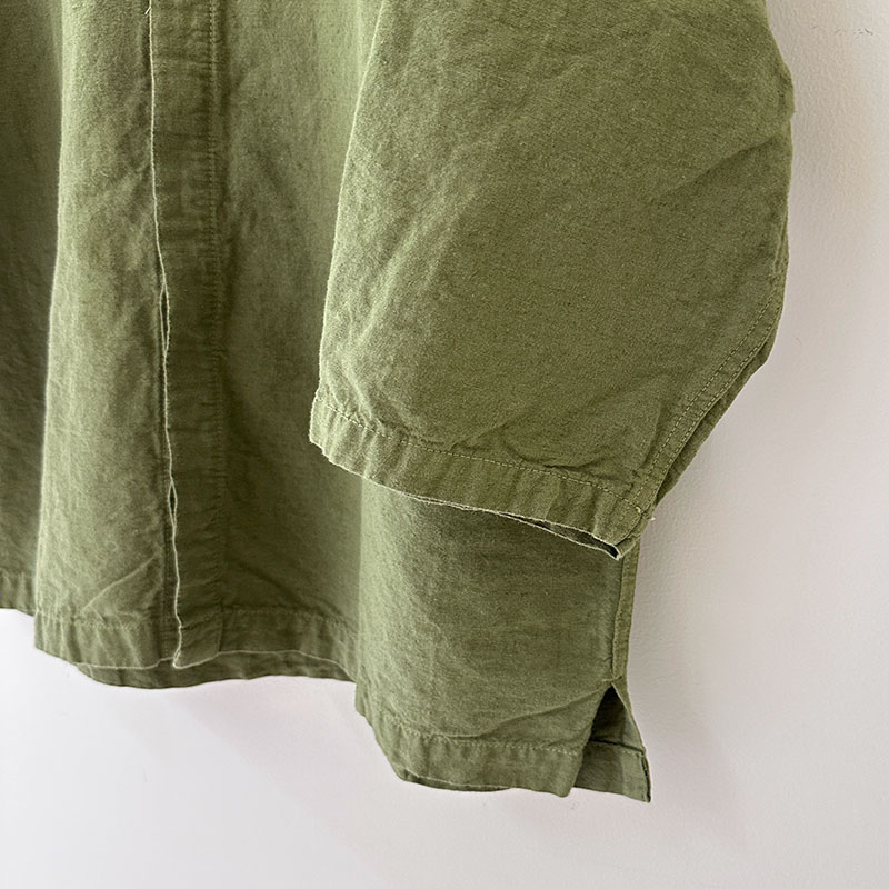 ティグルブロカンテ コットンリネンワッシャー ヤッコオープンシャツ unisex