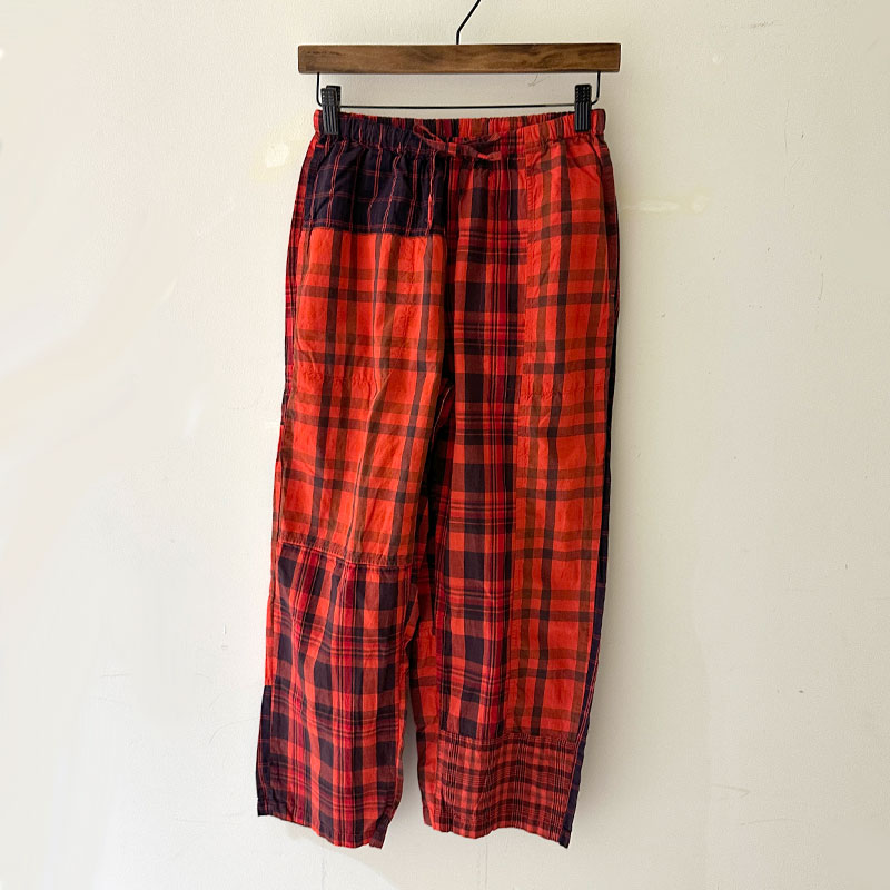 ティグルブロカンテ マドラスチェックMIX タゴサクパンツ unisex