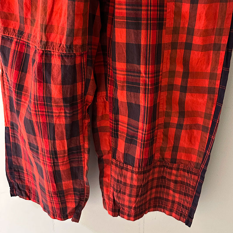 ティグルブロカンテ マドラスチェックMIX タゴサクパンツ unisex