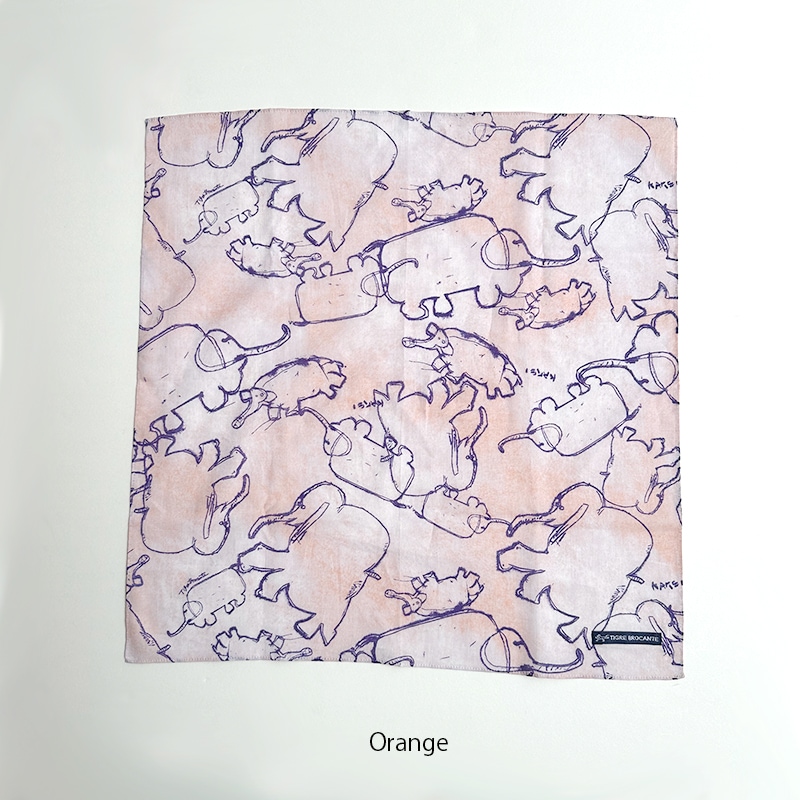 ティグルブロカンテ フライングエレファント ガーゼ バンダナ