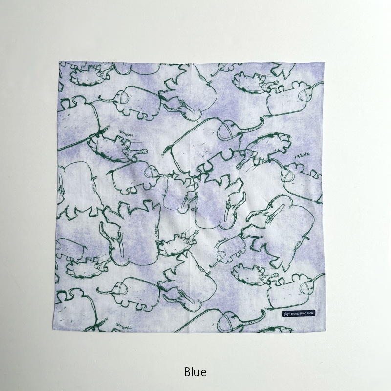 ティグルブロカンテ フライングエレファント ガーゼ バンダナ