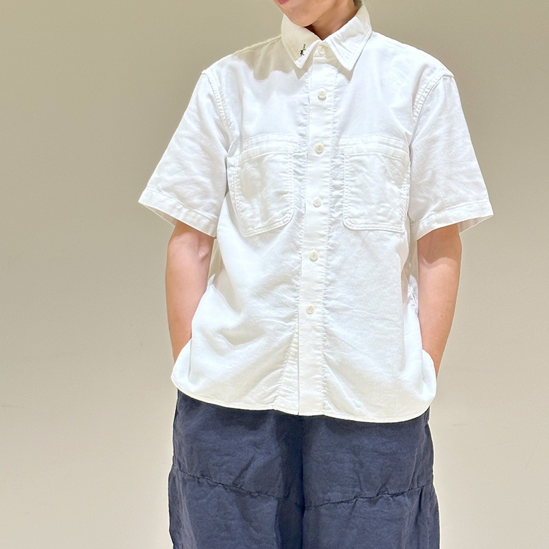 ティグルブロカンテ tiny ナッティー刺繍 RailWork S/Sシャツ unsex