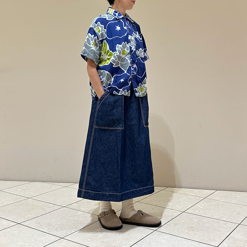 ティグルブロカンテ HASUバティック ベニスビーチS/Sシャツ unisex