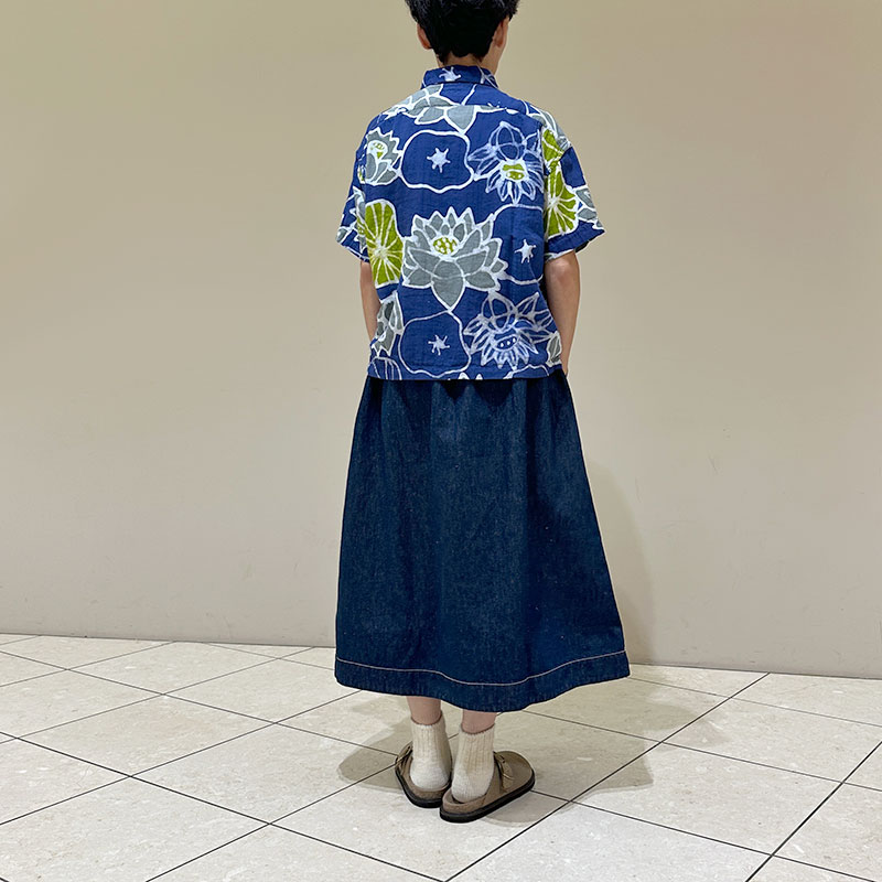 ティグルブロカンテ HASUバティック ベニスビーチS/Sシャツ unisex