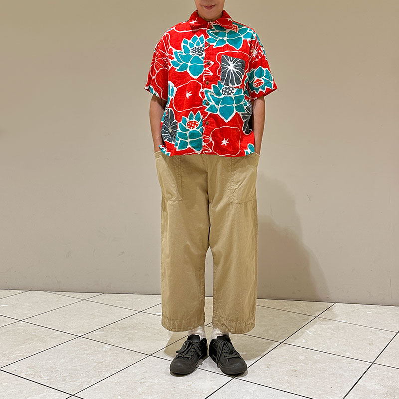 ティグルブロカンテ HASUバティック ベニスビーチS/Sシャツ unisex
