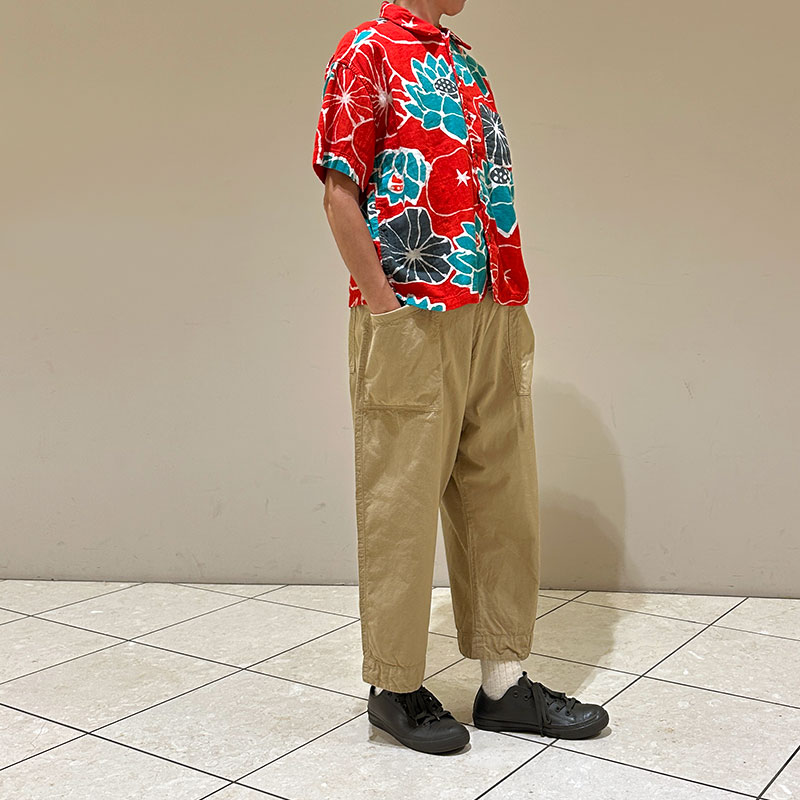 ティグルブロカンテ HASUバティック ベニスビーチS/Sシャツ unisex