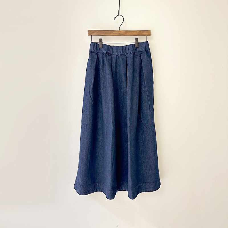ティグルブロカンテ 11.5ozデニム ビッグタックスカート Indigo