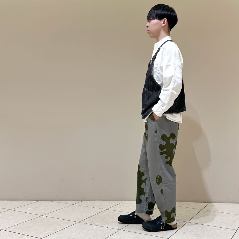 ティグルブロカンテ 11ozブラックデニム ワークマンビブベスト unisex Black