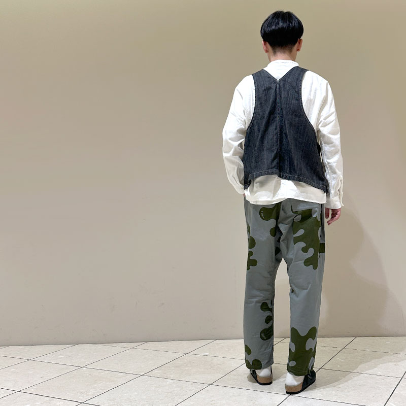 ティグルブロカンテ 11ozブラックデニム ワークマンビブベスト unisex Black