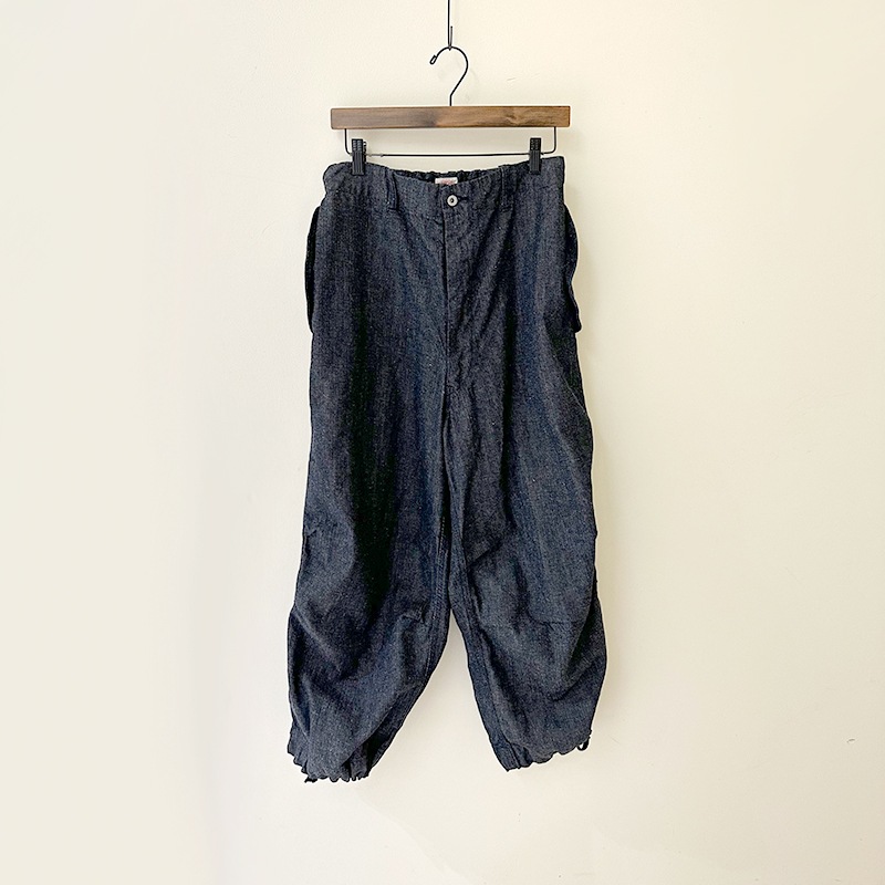 FUNSET OF ART  ファンセットオブアート 麻デニムバルーンパンツ