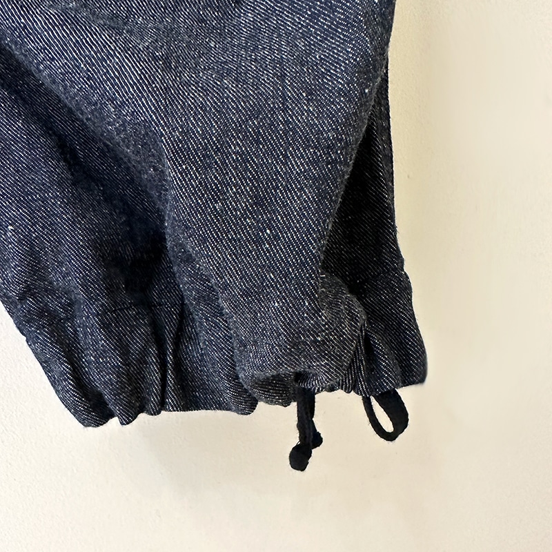 FUNSET OF ART  ファンセットオブアート 麻デニムバルーンパンツ