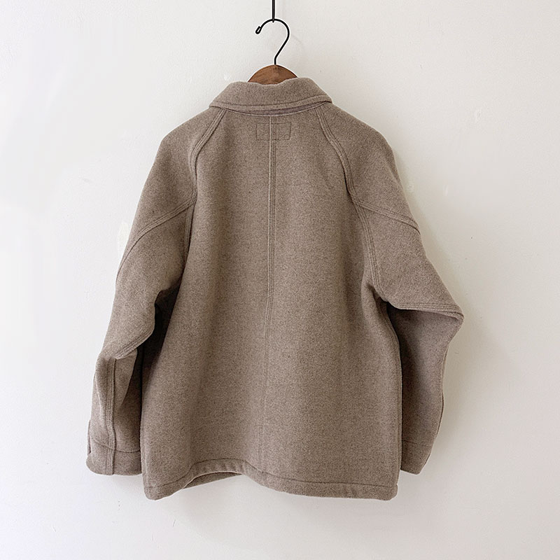 ティグルブロカンテ Wクロスメルトン ラグランカバーオール unisex