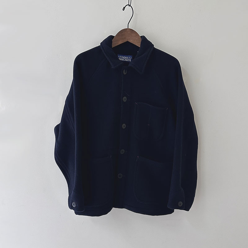 ティグルブロカンテ Wクロスメルトン ラグランカバーオール unisex