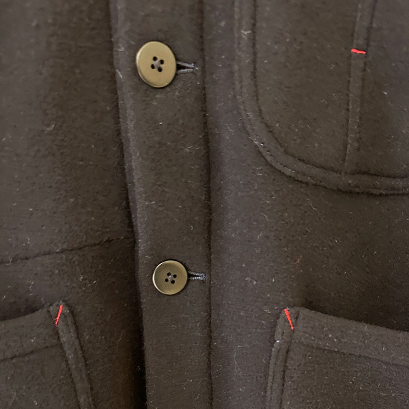 ティグルブロカンテ Wクロスメルトン ラグランカバーオール unisex