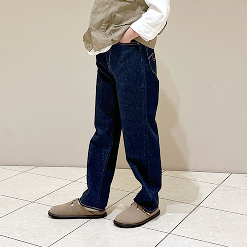 ティグルブロカンテ 12.75ozデニム Big 5ポケットパンツ unisex Indigo