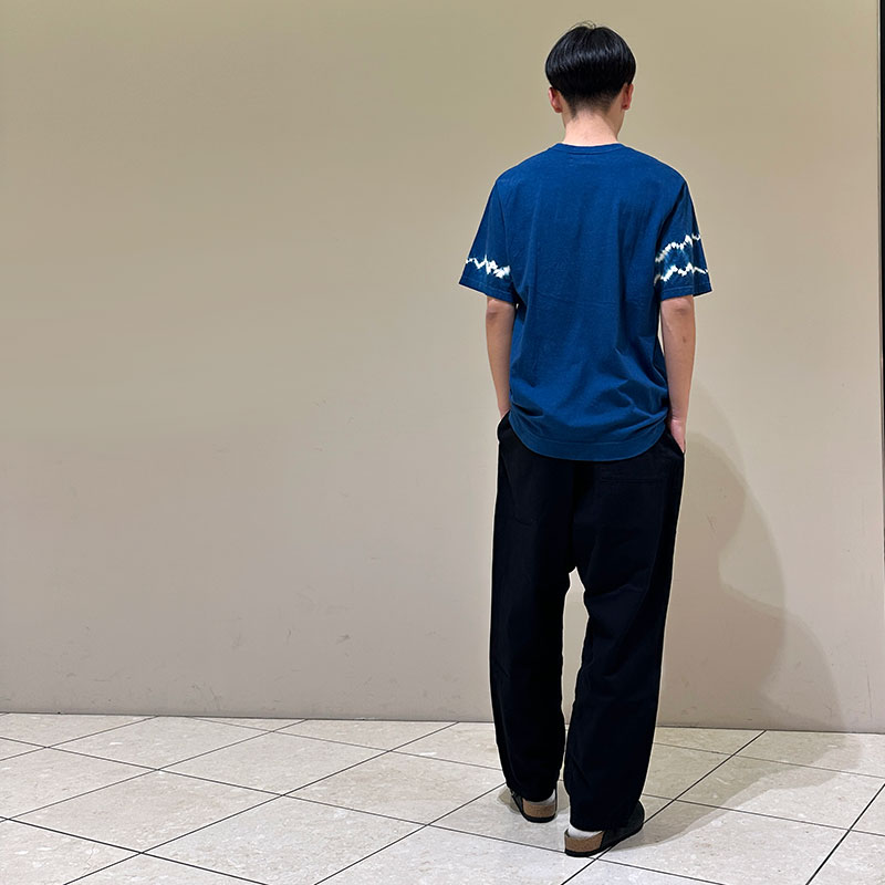 ティグルブロカンテ 稲妻絞り S/ST(front） unisex AI