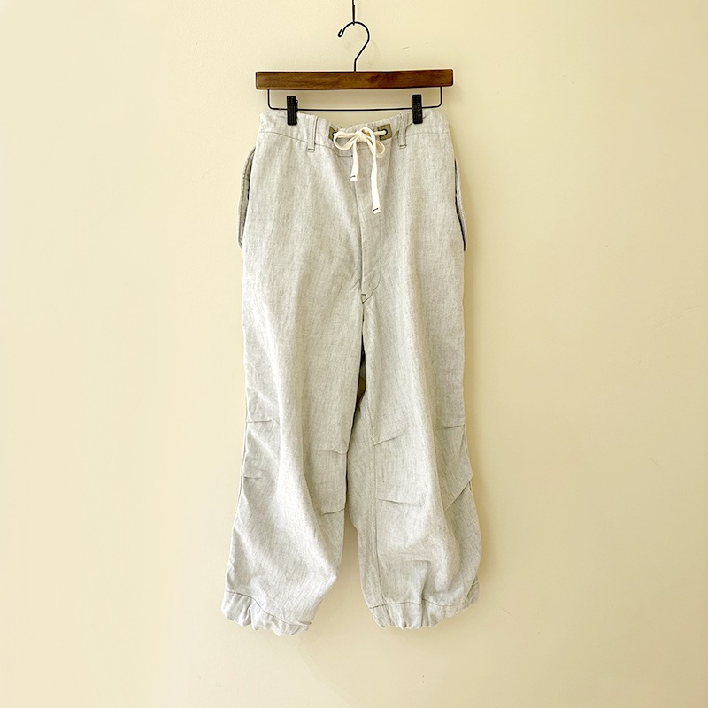 FUNSET OF ART  ファンセットオブアート 生成×オリーブ　バルーンパンツ