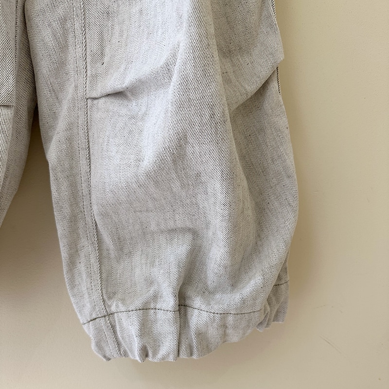 FUNSET OF ART  ファンセットオブアート 生成×オリーブ　バルーンパンツ