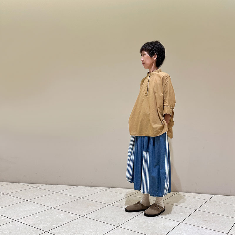 ティグルブロカンテ　コードローンワッシャー　マラケシュブラウス