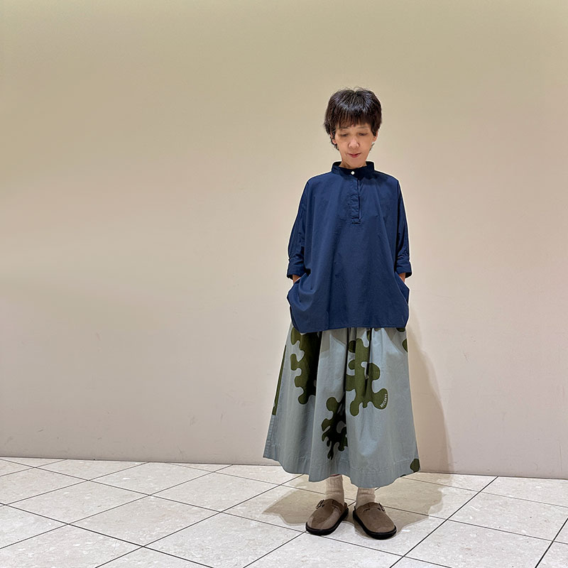 ティグルブロカンテ　コードローンワッシャー　マラケシュブラウス