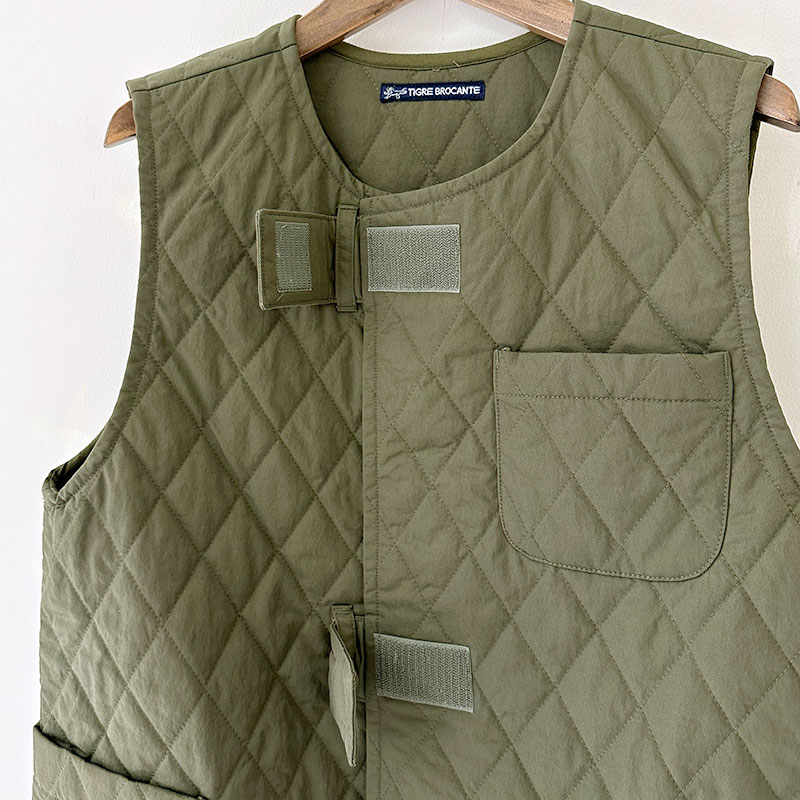 ティグルブロカンテ ナイロンツイルキルティング ファスニングテープ