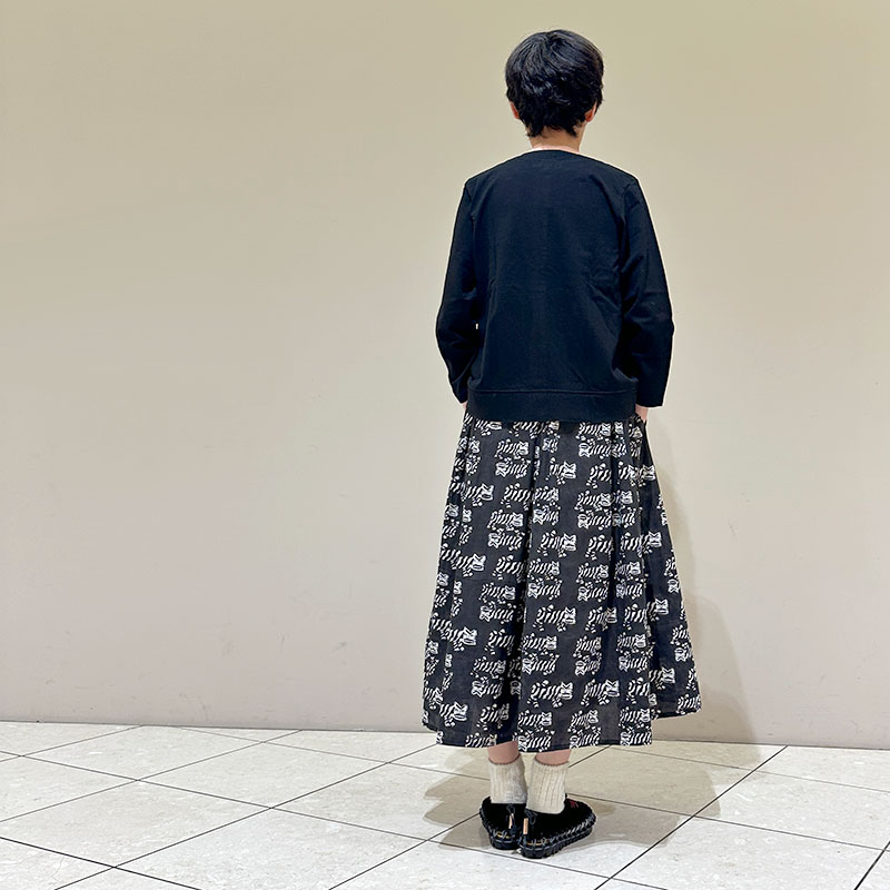 ティグルブロカンテ TIGREブロックプリント ギャザータックN/S ワンピース