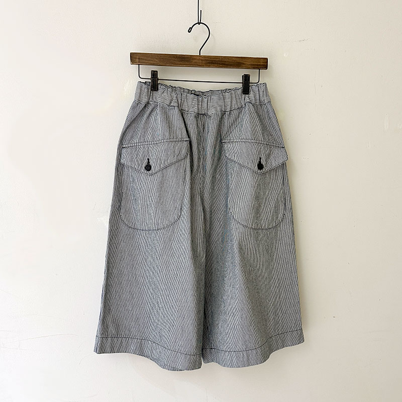 ティグルブロカンテ スモールヒッコリー カーゴキュロットパンツ Indigo