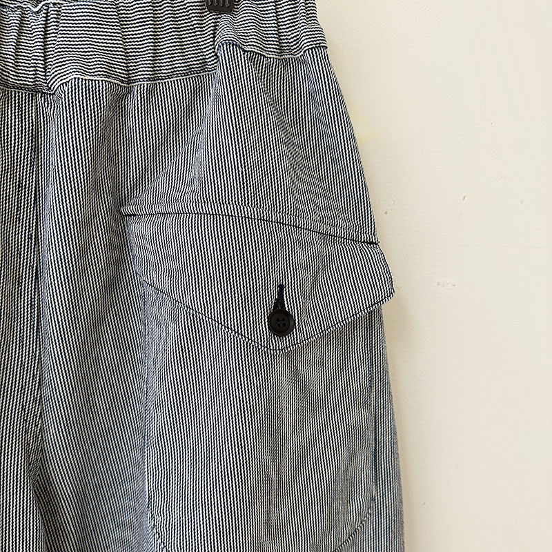 ティグルブロカンテ スモールヒッコリー カーゴキュロットパンツ Indigo