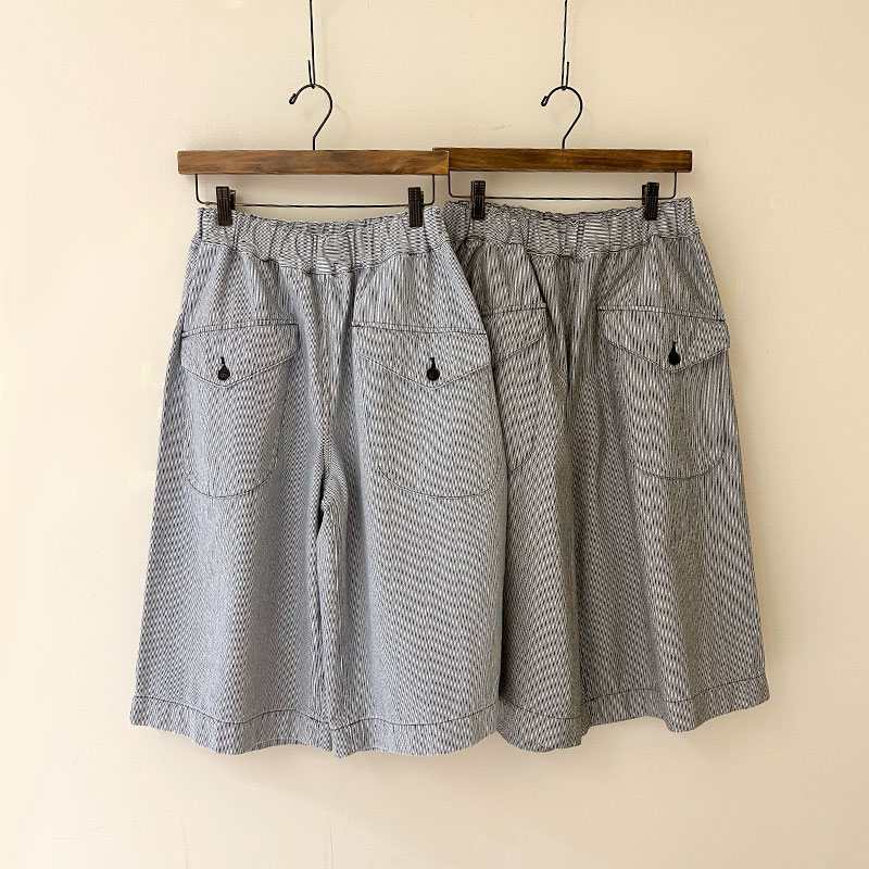 ティグルブロカンテ スモールヒッコリー カーゴキュロットパンツ Indigo