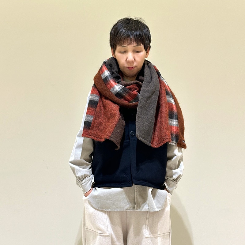 ティグルブロカンテ ウールMIX BIGショール