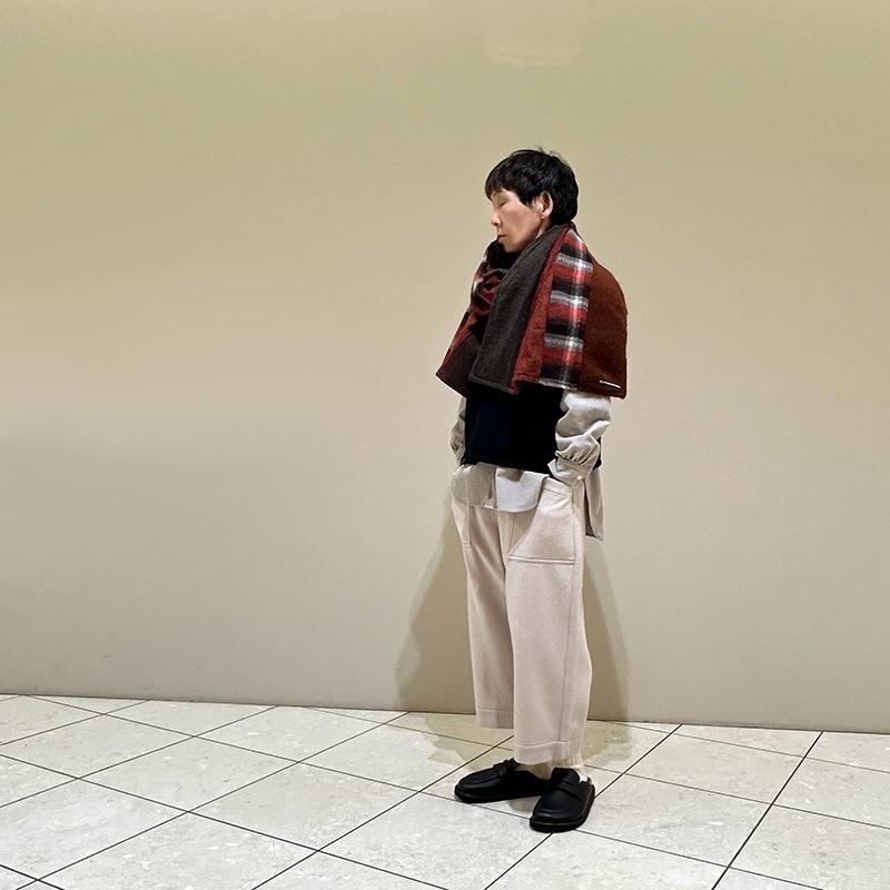 ティグルブロカンテ ウールMIX BIGショール