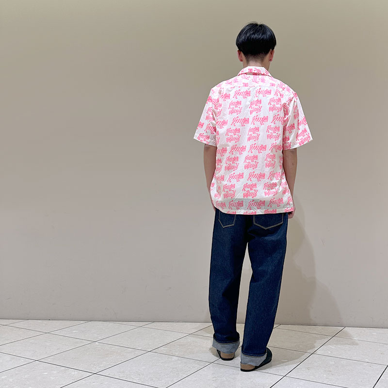 ティグルブロカンテ TIGREブロックプリント BOX S/Sシャツ unisex