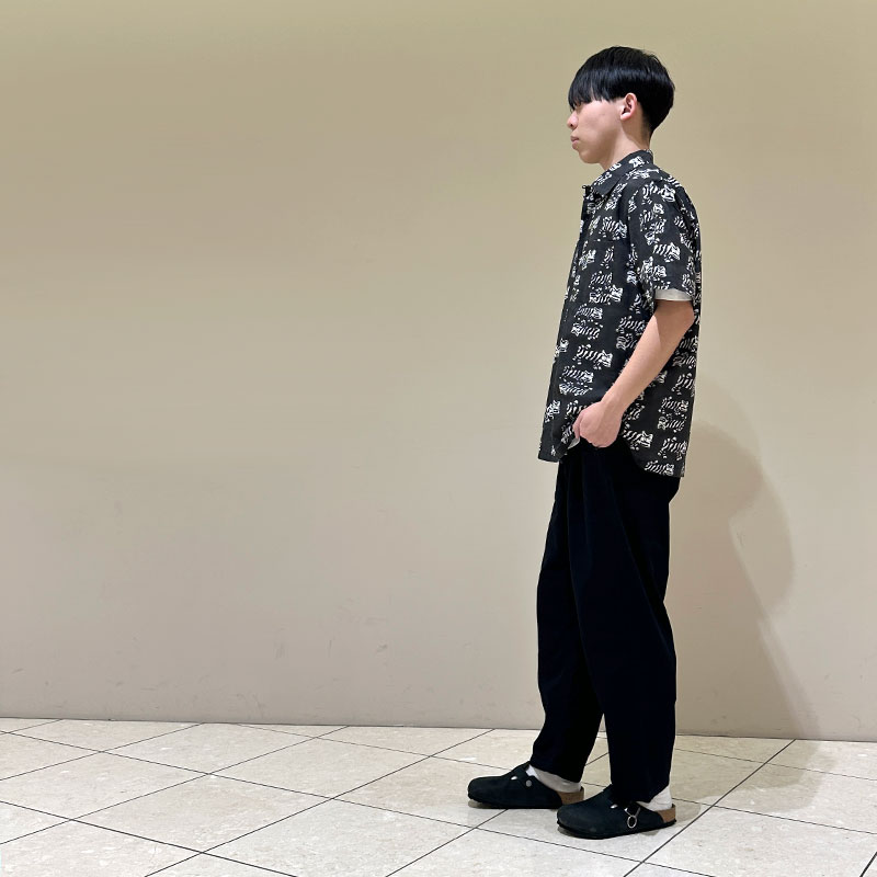 ティグルブロカンテ TIGREブロックプリント BOX S/Sシャツ unisex
