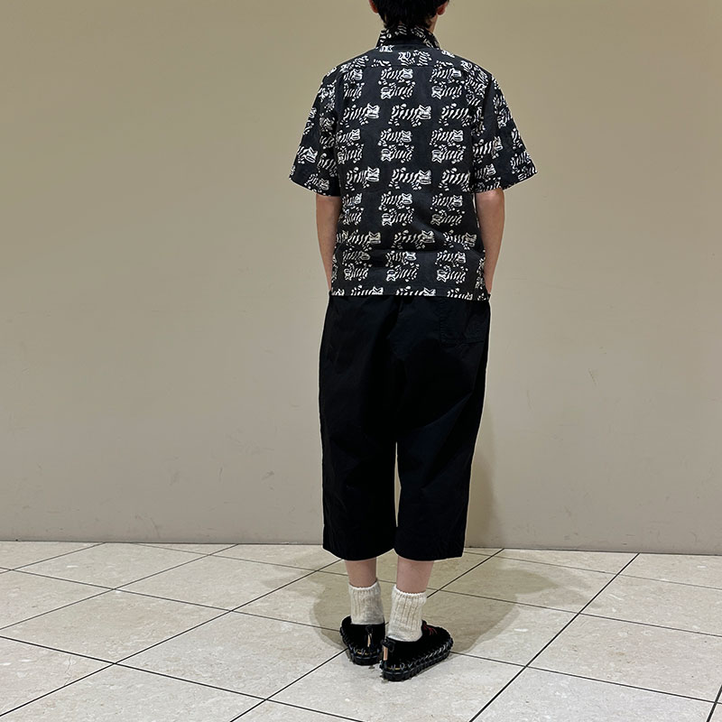 ティグルブロカンテ TIGREブロックプリント BOX S/Sシャツ unisex